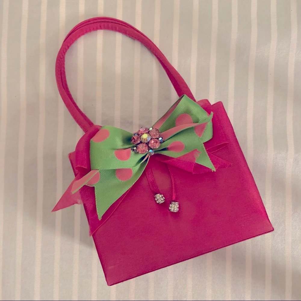 RARE Vintage Handmade Silk Purse